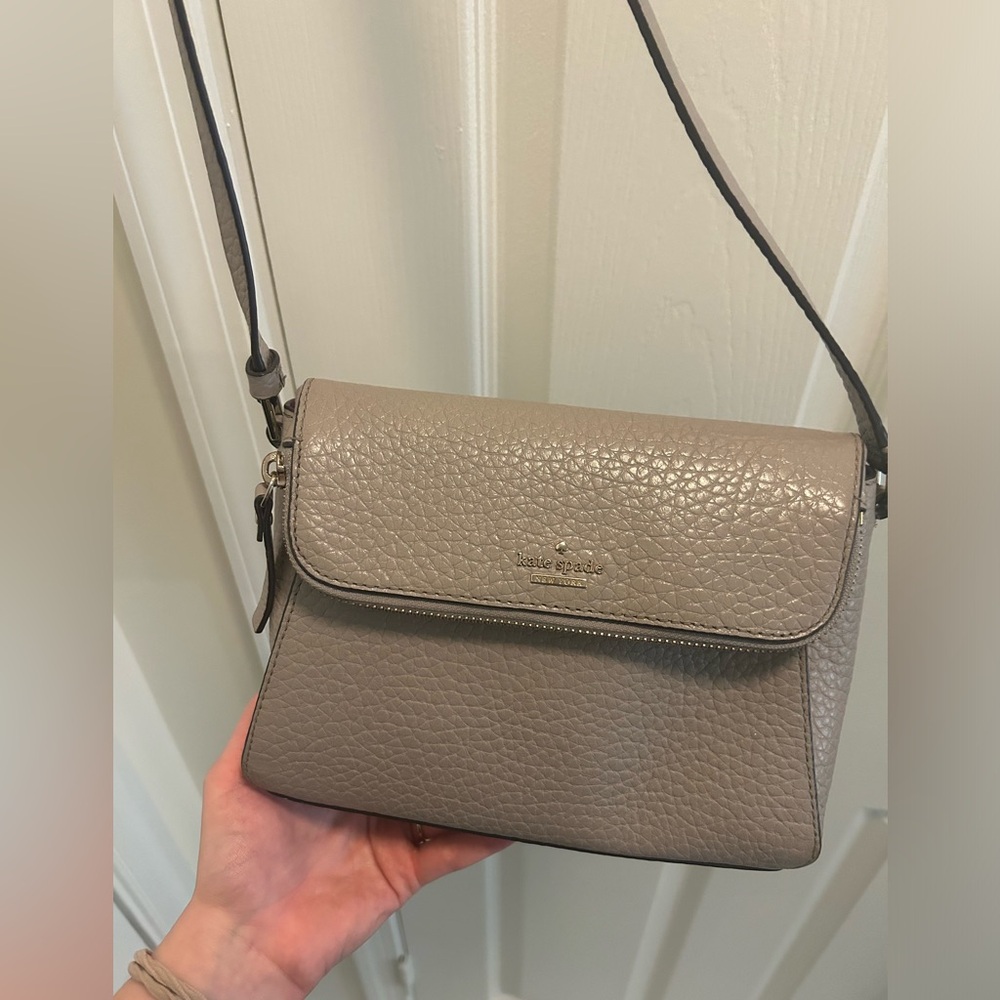 kate spade grey carter street georgia purse 🩶